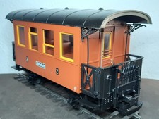 LGB Spur G 3007 2-achsiger Personenwagen "Zillertalbahn" 2.Klasse in Braun 