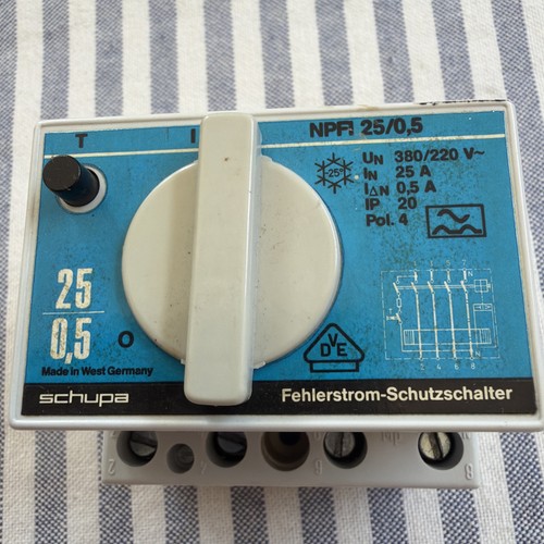 Schupa npfi25 25a 0 - npfi25/0,5, 0,5a