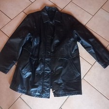 Lederparka schwarz von C&A 44