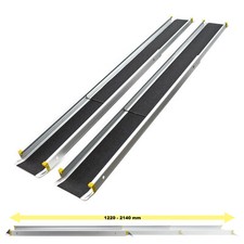 Auffahrrampe teleskop rampe - 2x,