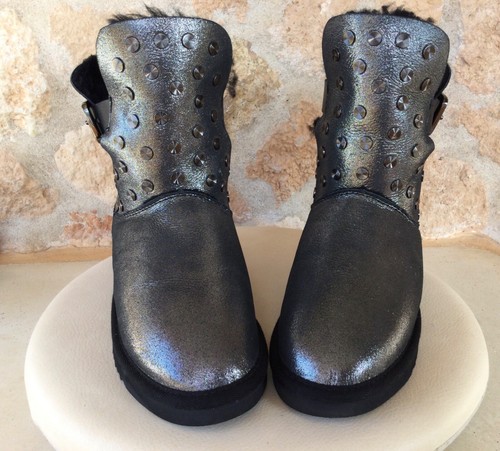 Mou lammfell boots stiefelette - mou, lammfell,boots,stiefelette