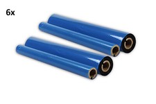 6 Ersatz Fax-Rollen Druckfolie