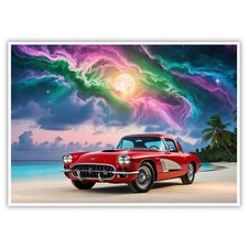 Fahrzeug Auto A4 Kunstdruck