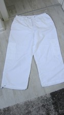 Neue leichte luftige 3/4 Hose,weiß,Gummizug,
