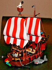 Segel Set aus Stoff kompatibel mit 31109 Pirate Ship Piratenschif rot weiß