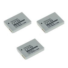 3x Akku Ersatzakku für Canon PowerShot S100 S110 SX220 HS SX230 HS  NB-5L