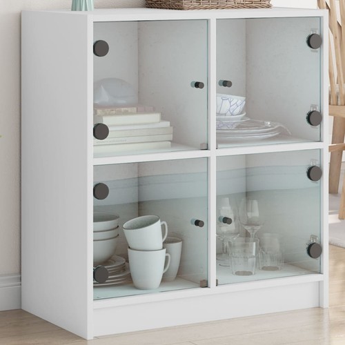 Beistellschrank mit glastüren - beistellschrank,