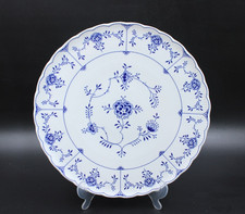 Tirschenreuth Salzburg Musselmat große Servierplatte Platte Blaue Blume Ø 32 cm