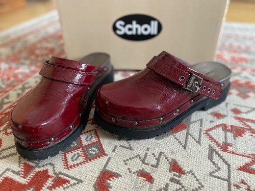 Scholl clogs rot - bordeaux, 38