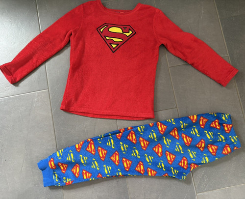 Fleece schlafanzug superman - fleece, gr