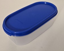 TUPPERWARE Eidgenosse 500 ml oval Vorrat Dose Box Behälter Modular blau