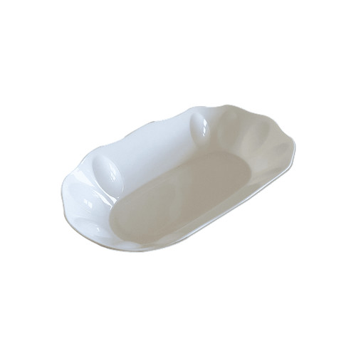 Pommesschale mit wellenrand - pommesschale,