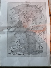 Stickvorlage - Kinder unterm Regenschirm - von Hummel