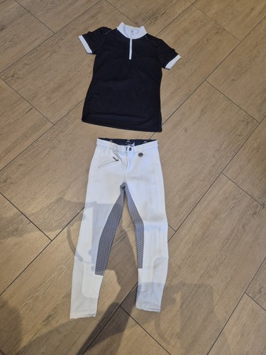 Turnier set reithose und bluse - turnier,