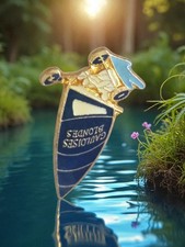 Alte Werbepins Gallier blond