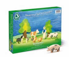 Ostheimer Bauernhof  Set mit Diorama 8-tlg  NEU vom Fachhändler 60303