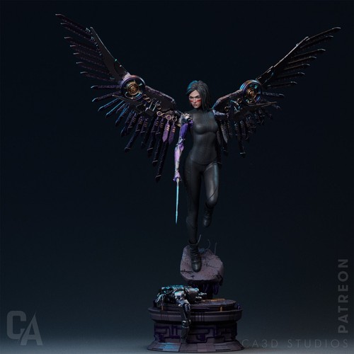 Alita battle angel cyborg - angel,,