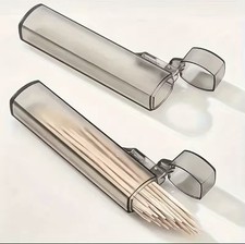 3x Zahnstocher Box Tragbar