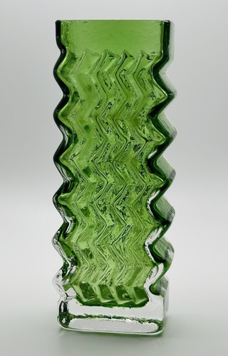 Whitefriars zickzack vase - whitefriars,