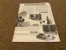 HIFIB1 ADVERT 11X8 TANDBERG TCD 310 CASSETTE DECK