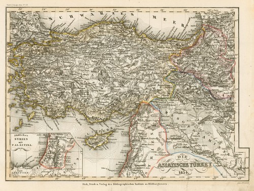 Türkei original stahlstich - türkei,