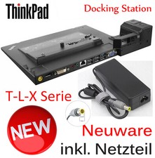 LENOVO PORT REPLICATOR THINKPAD T430 T430S T510 T510i T520 + NETZTEIL DOC3 NEU