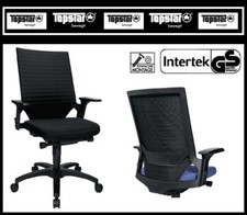 TOPSTAR Bürodrehstuhl Bürostuhl AU200ABI0 mit Autosynchrontechnik schwarz