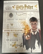 Harry Potter Sammel Album OFFICIAL GOLD COLLECTION 13 Satz  Goldbarren 2020 -1