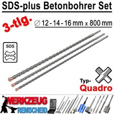 3-tlg SDS-plus Quadro
