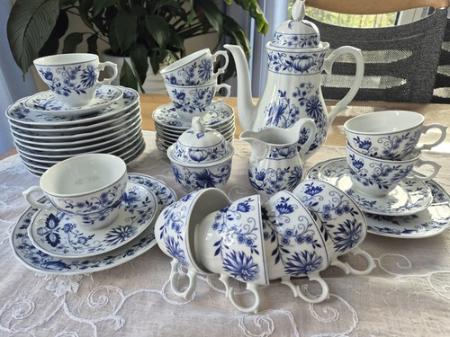 Kaffeservice zwiebelmuster - kaffeservice,