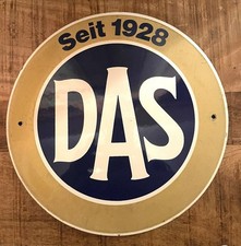 DAS Emaille Schild Reklame
