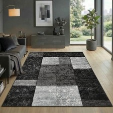 Wohnzimmer Teppich Kariert