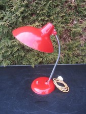 Alte Tischlampe Schreibtischlampe Kaiser Idell rot