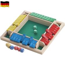 Shut The Box Würfelspiel Aus Holz Klappenspiel Pub Board Gesellschaftsspiel