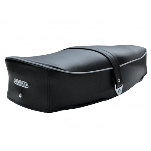 Sattel schwarz mit adlerschild - sattel,