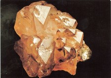 Mineral - Rauchquarz - Postkarte ungelaufen Tschechien Prag