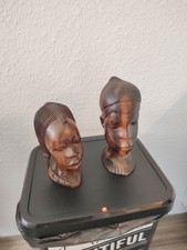 Afrikanische Holzfiguren "Köpfe"