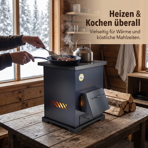 Rauchfreier holzvergaserofen - rauchfreier,