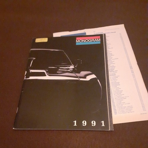 Monogram modellbaukatalog 1991 - monogram,