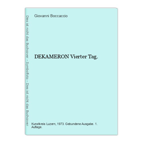 Dekameron vierter tag - vierter,