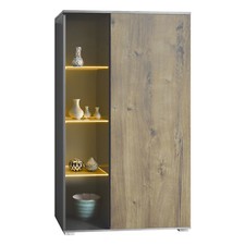 Davos Vitrine Korpus Anthrazit LED (Beton Oxid Optik) 50027863