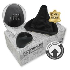 LEDER SCHALTMANSCHETTE mit RAHMEN + SCHALTKNAUF FÜR MERCEDES VITO W639 6 GANG