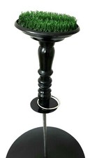 Neu Falknerei Block-Barsch 15.2cm + Astroturf, Schwarze Faser Block-Barsch, Ring