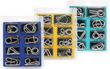 24-teiliges Metall Puzzle Set