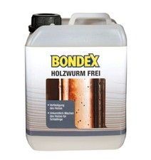 Holzwurm Frei Transparent BONDEX 2,5 l für İnnen Neu