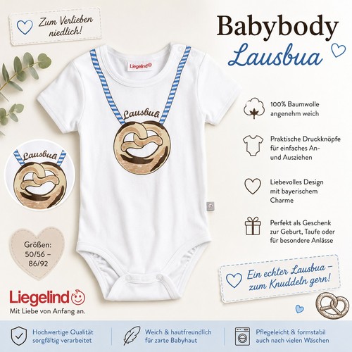 Jungen body lausbub - body, tracht