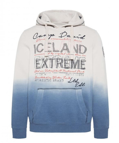 Camp david dip dye hoodie - david,