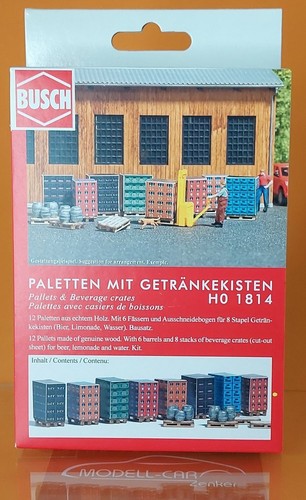 Busch modellbau 1814 paletten - busch,