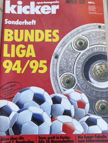 Kicker bundesliga sonderheft - bundesliga,