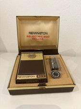Remington Selectric 300 Deluxe Rasierer – mit Box & Zubehör – funktionsfähig